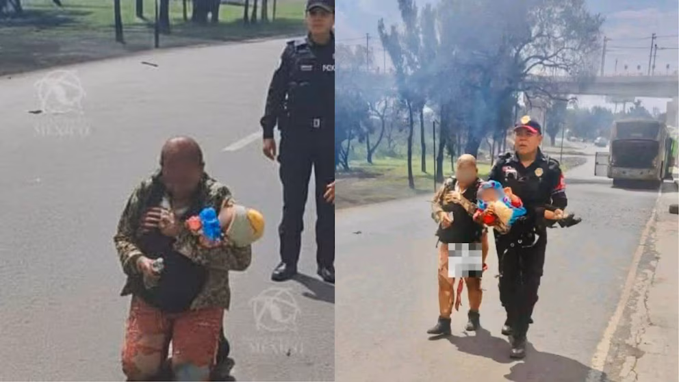 EXPLOSIÓN DE PIPA DE GAS EN IZTAPALAPA: ABUELA SALVA A SU NIETA AL CUBRIRLA CON SU CUERPO