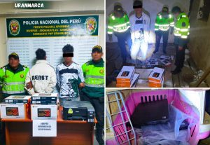 URANMARCA: DOS DETENIDOS POR PRESUNTO HURTO AGRABADO EN INSTITUCIÓN EDUCATIVA